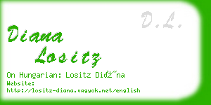diana lositz business card